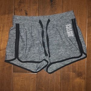 Grey and Black Justice Active Shorts